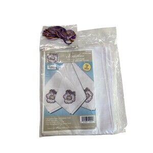 Tobin Home Crafts Napkin Embroidery Kit